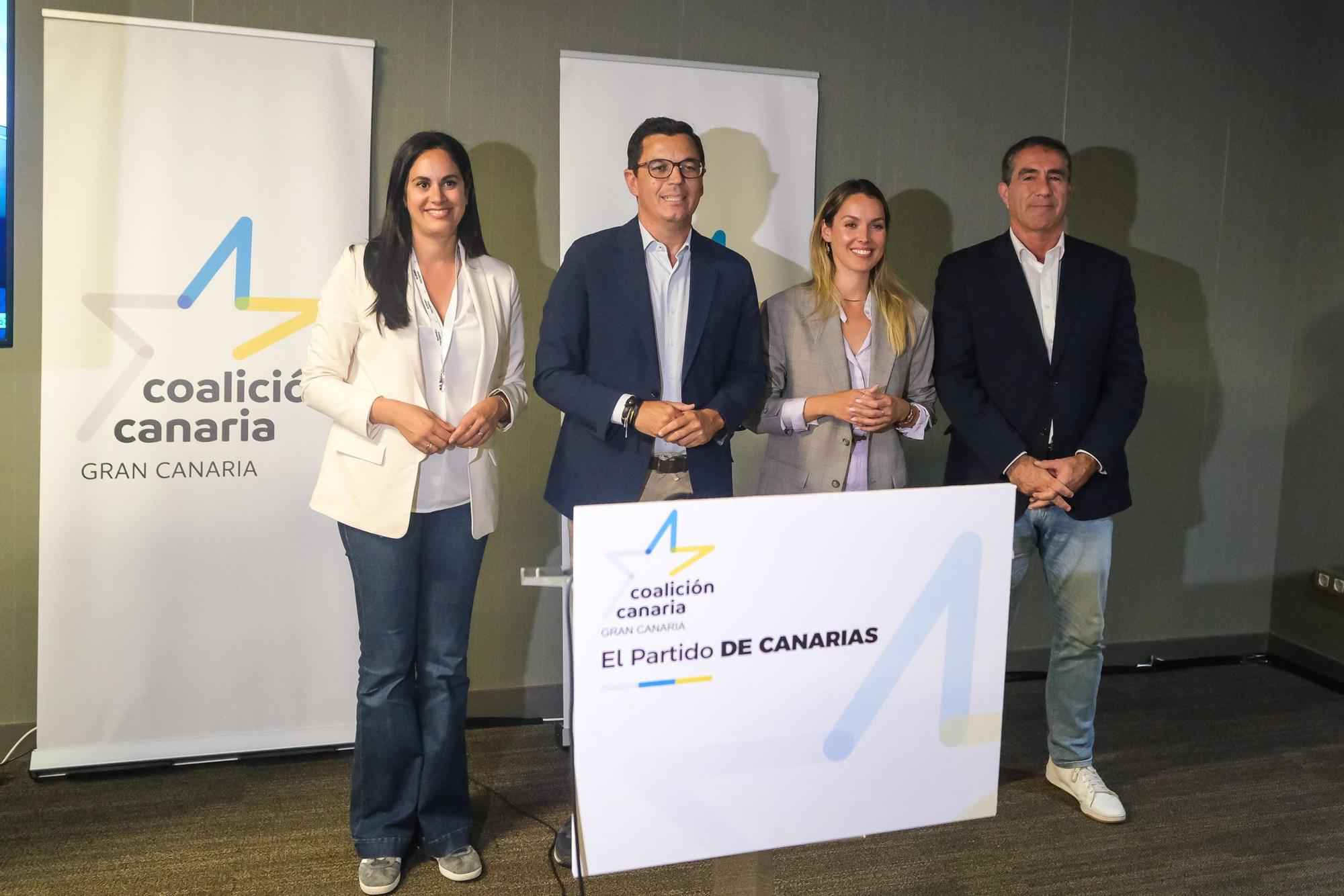 Noche electoral con Coalición Canaria