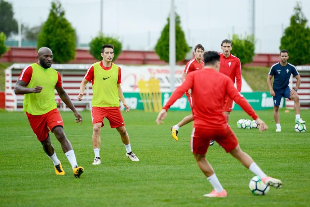 Entrenamiento del Sporting