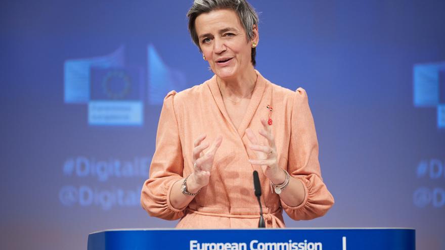 Margrethe Vestager, vicepresidenta de la CE.