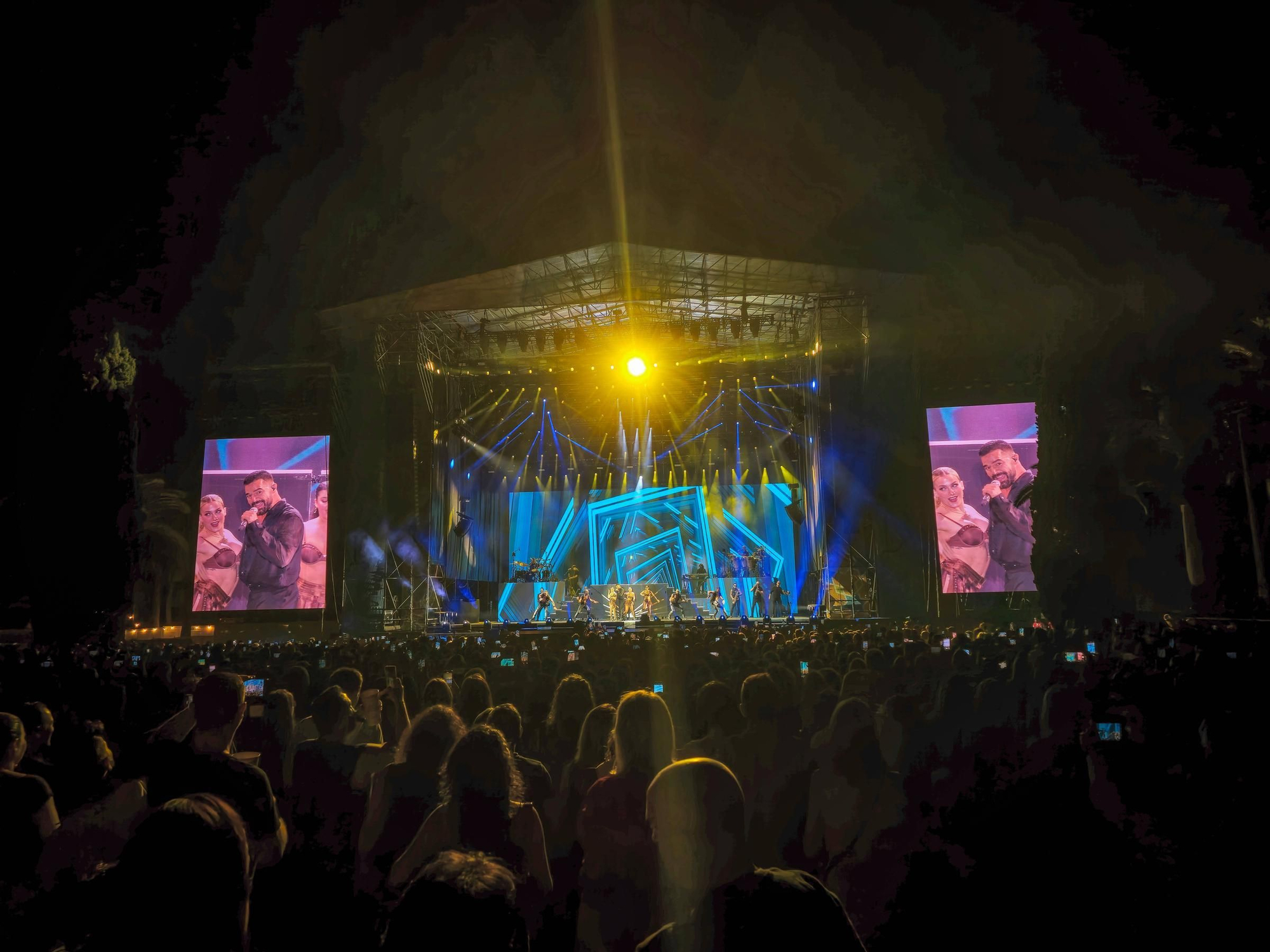 Así ha sido el concierto de Ricky Martin en Badajoz
