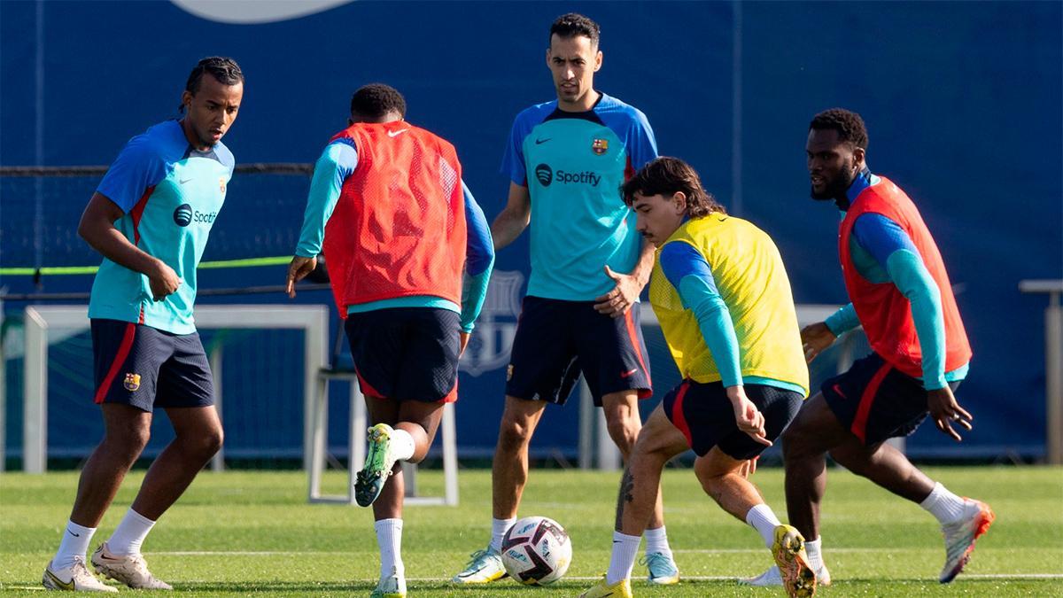 El Barça prepara el partido contra el Valencia