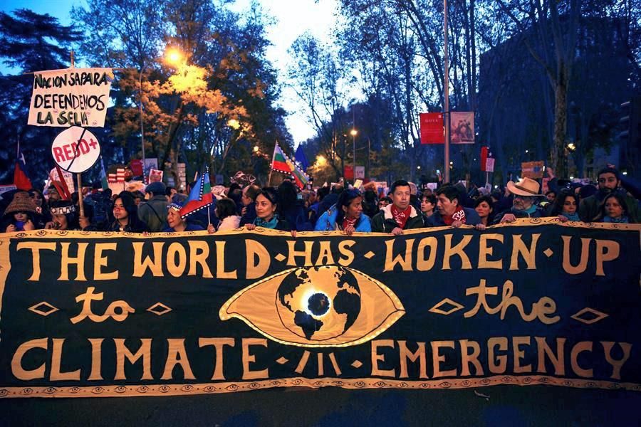 Manifestación en Madrid por la Cumbre del Clima