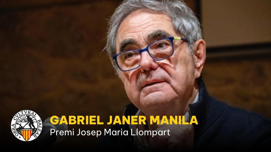 La Obra Cultural Balear distingue a Gabriel Janer Manila, la Llibreria Embat y Pitxorines en los Premis 31 de Desembre