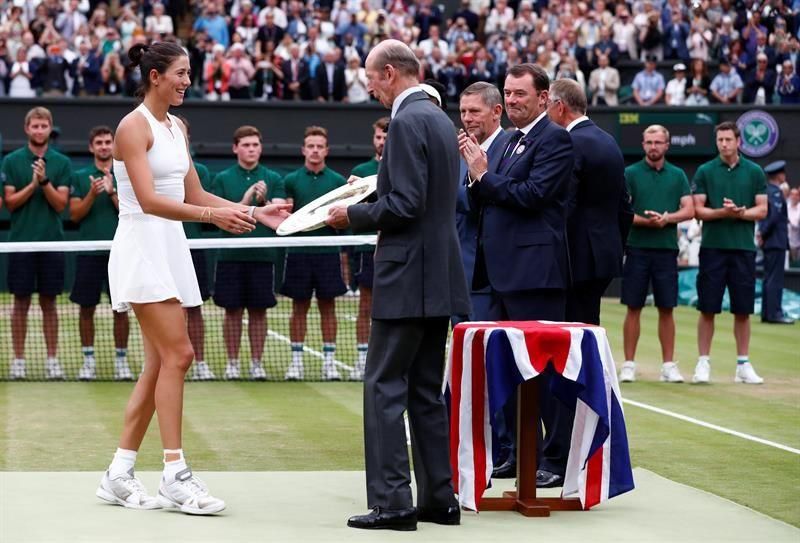 Imágenes de la victoria de Muguruza