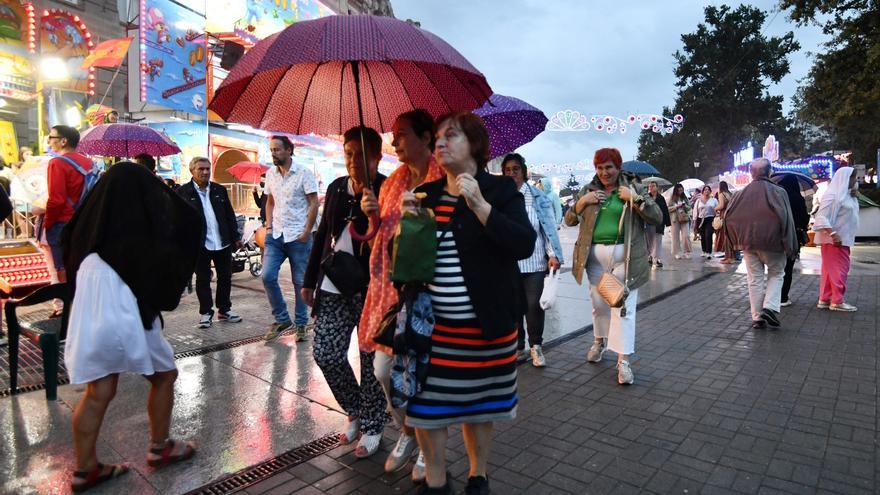 Regresa la lluvia a Pontevedra tras 32 días sin caer una gota