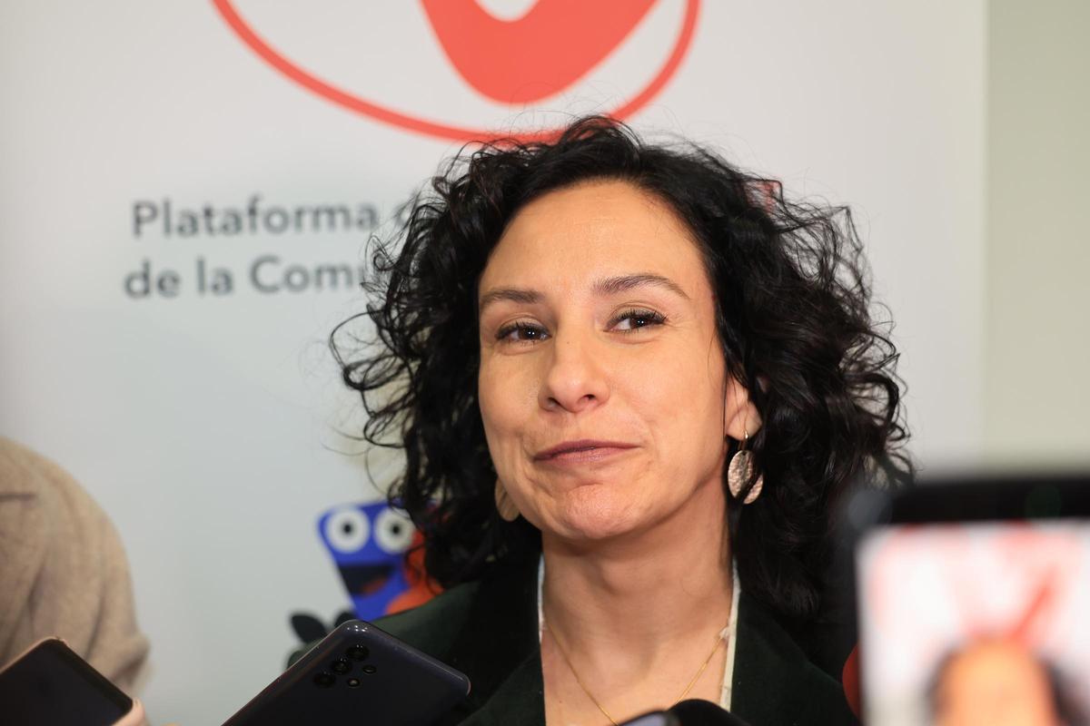 Primer acto de la nueva consellera Albalat en Castelló en el Día del Voluntariado