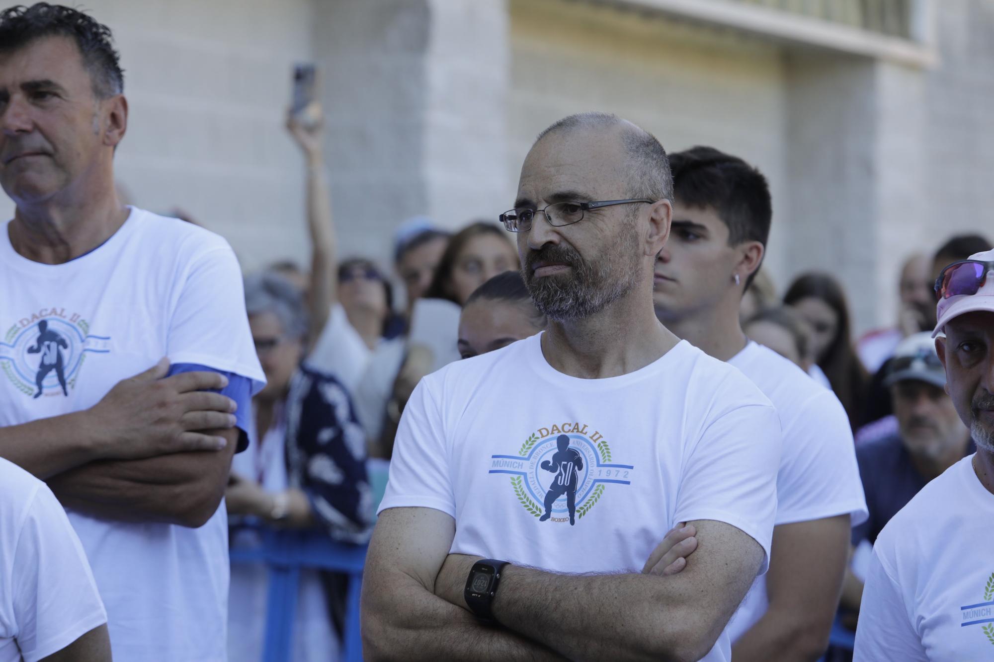 Avilés homenajea a Dacal en el 50º. aniversario de su bronce en Múnich