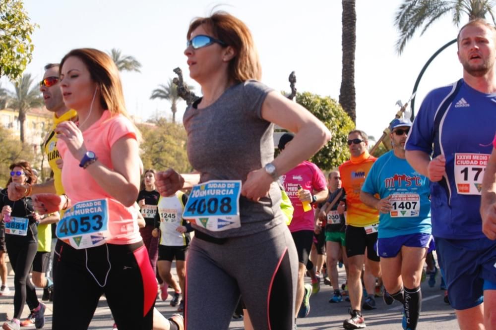 Media Maratón Murcia: Paso por Puente Reina Sofía