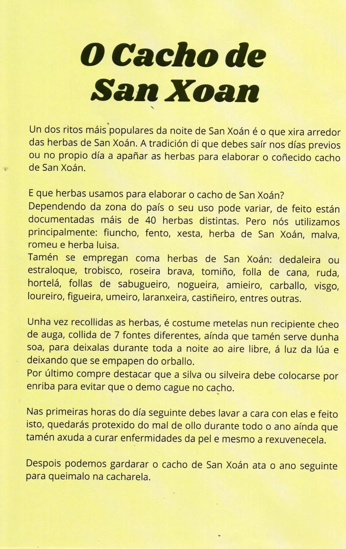 Así se elabora el agua de San Juan.