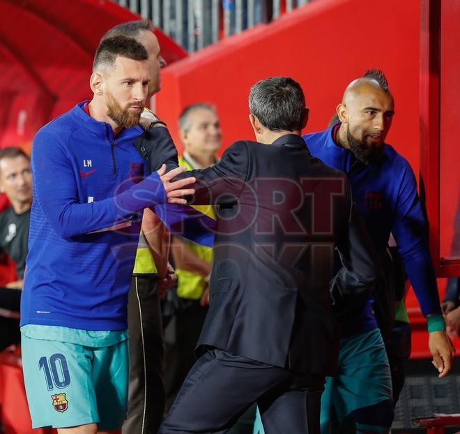 Las imágenes del partido entre el Granada y el FC Barcelona de LaLiga Santander disputado en el estadio Nuevo Los Cármenes en Granada.