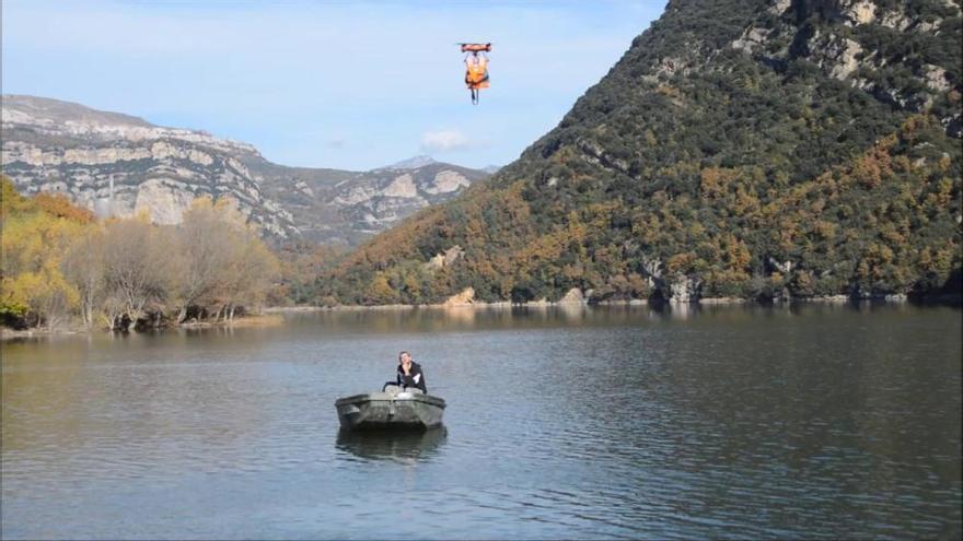 Presenten a la Baells un drone impermeable