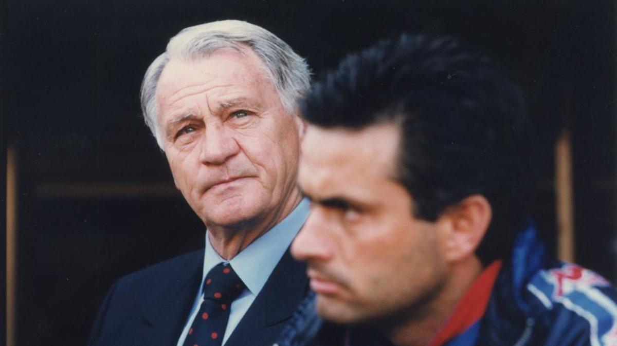 Bobby Robson y José Mourinho coincidieron en el Barça 1996-97