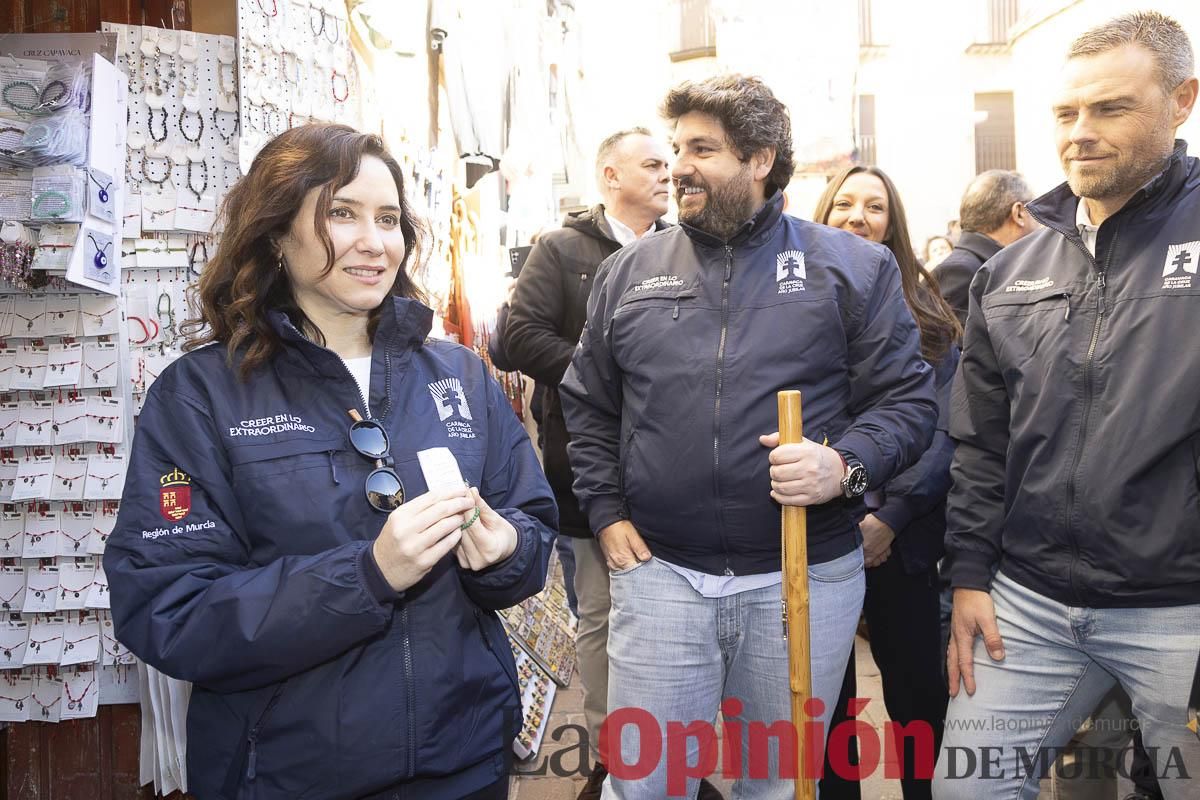 Así ha sido la visita de Isabel Díaz Ayuso a Caravaca de la Cruz
