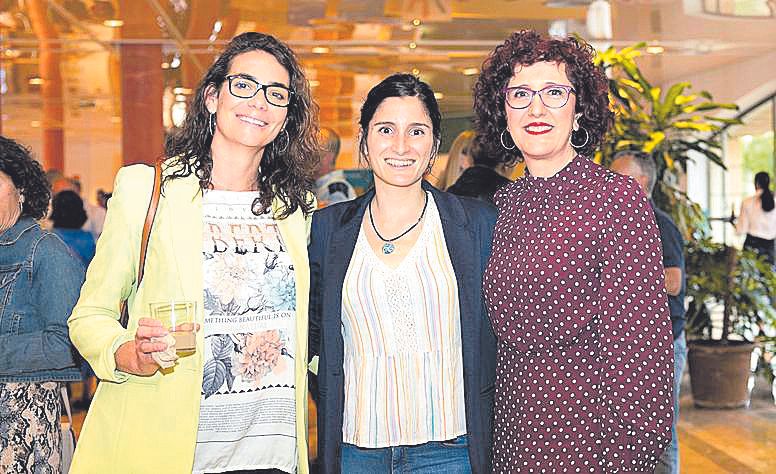 Regina Cortés, Noelia López y Maria José Alpañés.