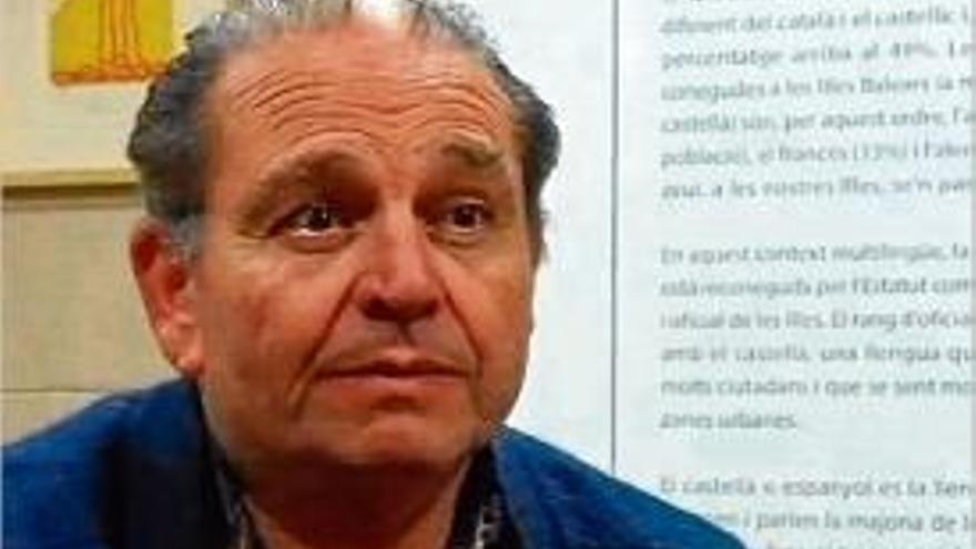 Jaume Bonet, el mallorquí en vaga de fam des de fa 19 dies.