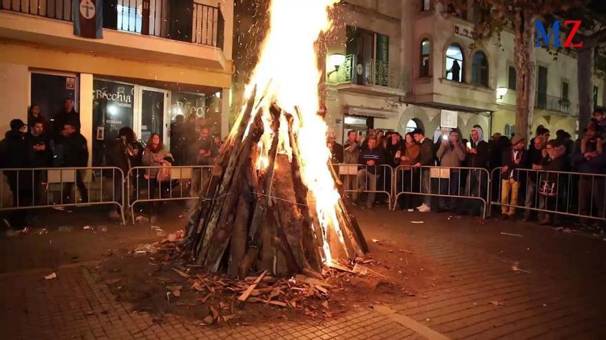 Lagerfeuer drohte Technik bei Sant Antoni lahmzulegen