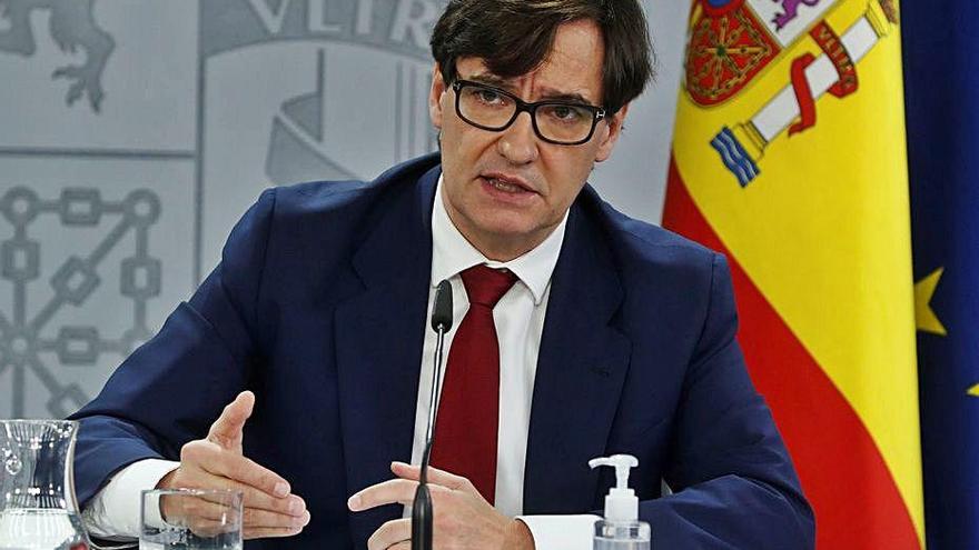 El ministre de Sanitat, Salvador Illa