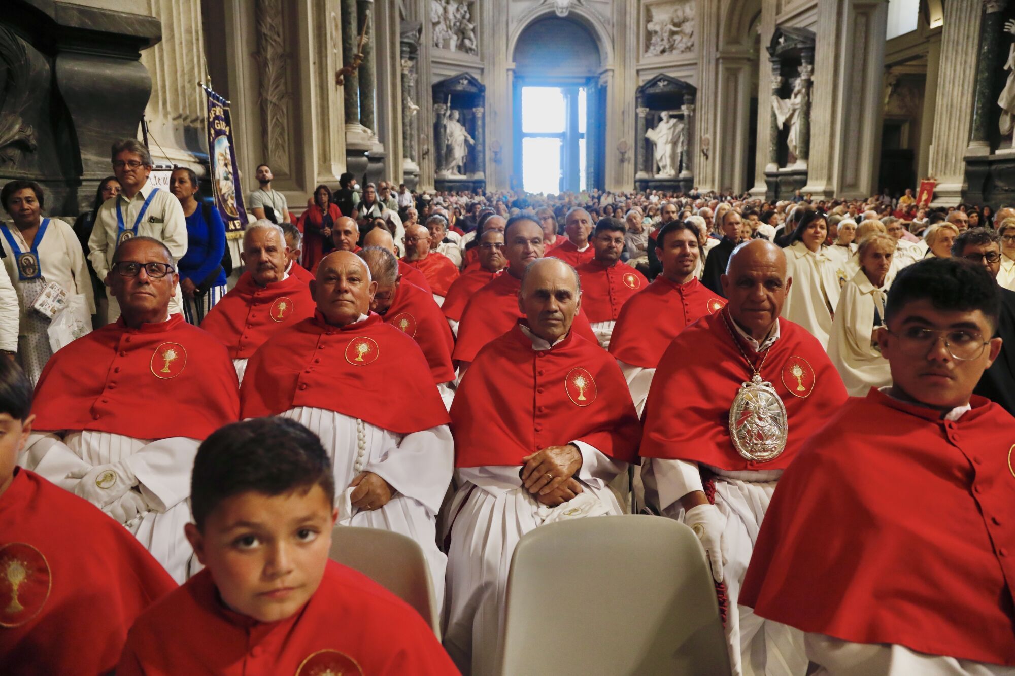 Acto de inauguración del Jubileo de las Cofradías en Basílica de San Juan de Letrán, Roma
