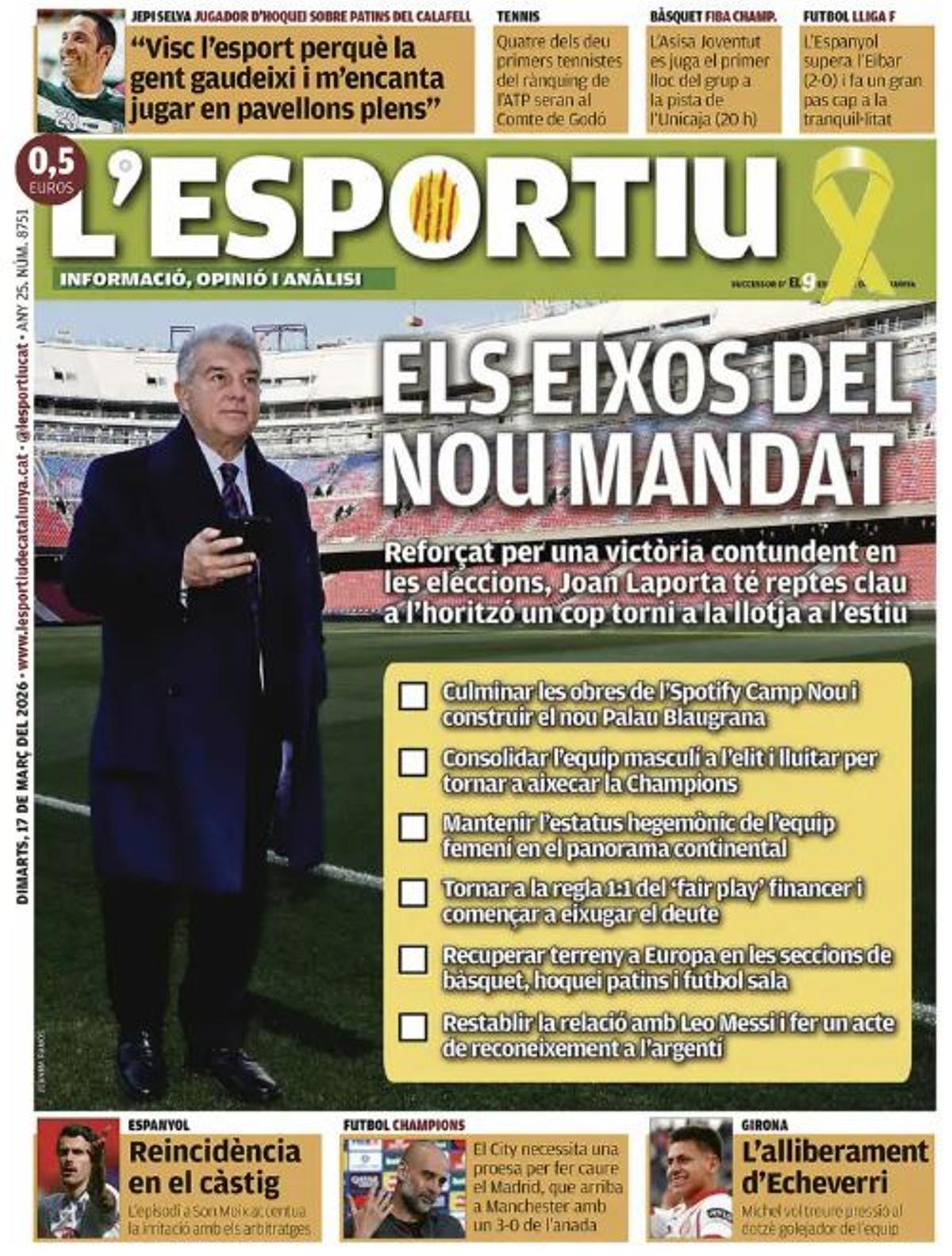 Las portadas de la prensa deportiva de hoy