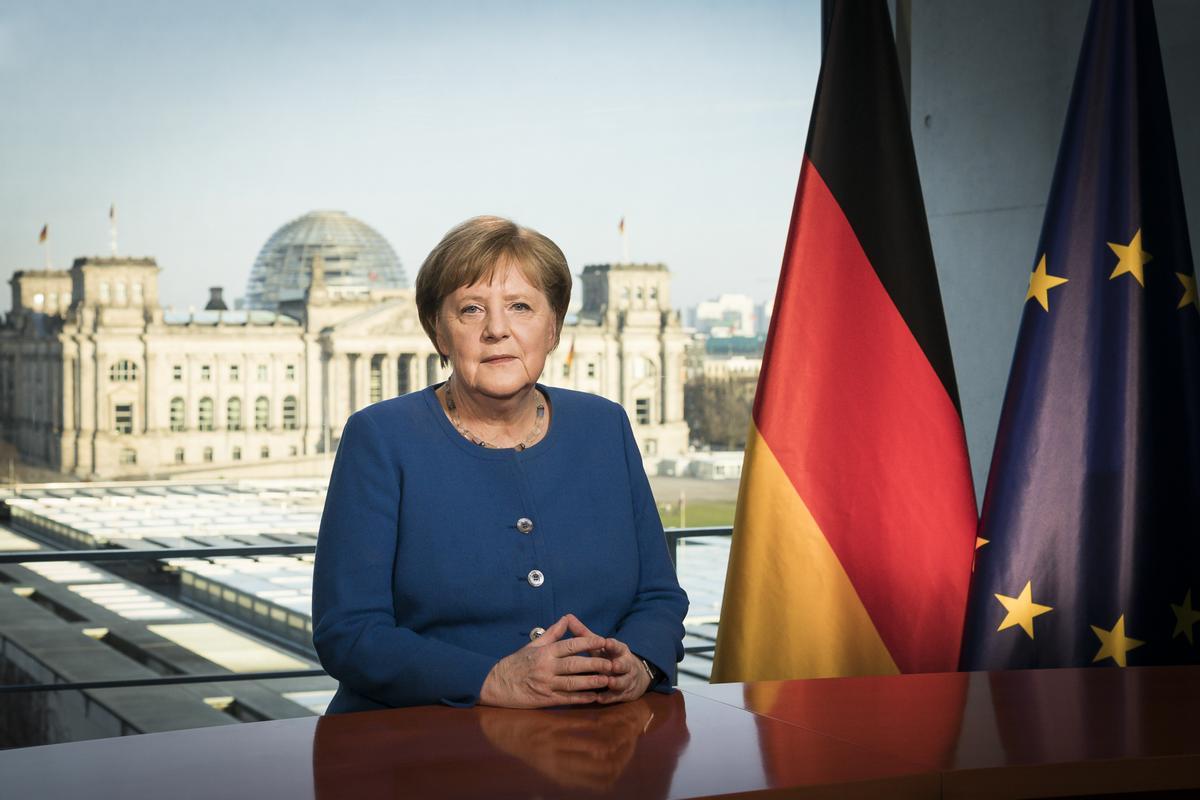 Ángela Merkel, Premio Europeo 'Carlos V' 2021