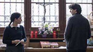 Un fotograma de Los domingos, película de Alauda Ruiz de Azúa sobre una vocación religiosa que es la que cuenta con más nominaciones a los Goya 2026.
