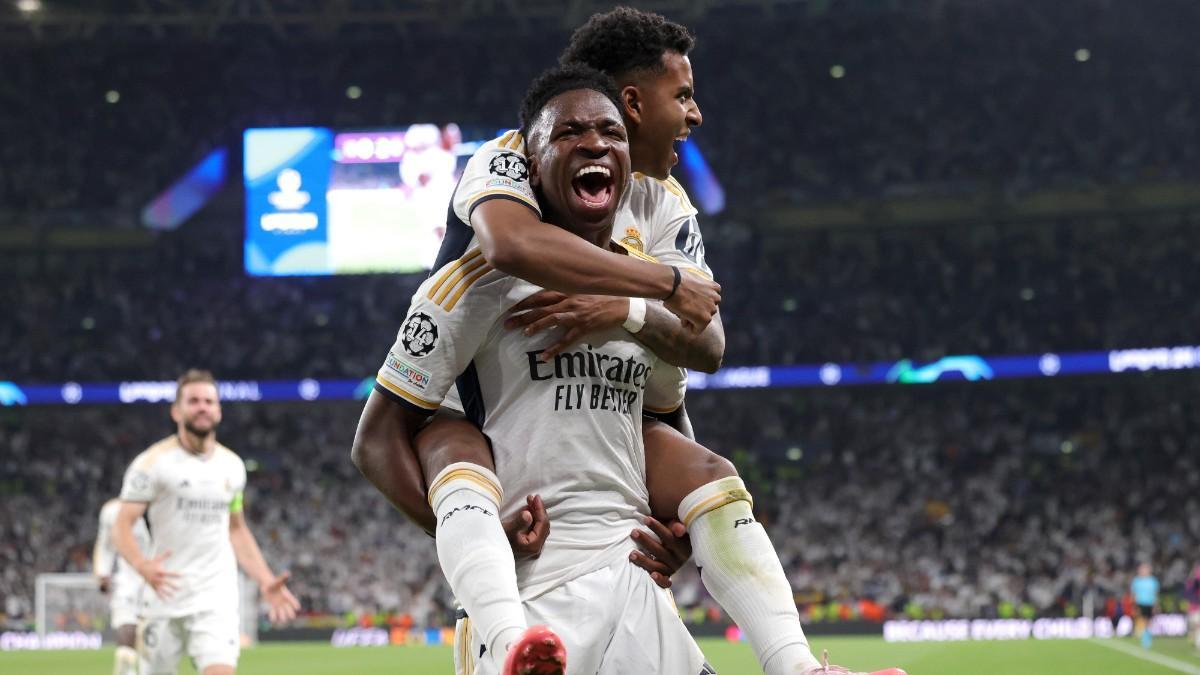Mbappé y Rodrygo, en la final de la Champions League