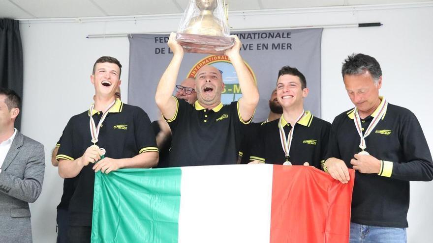 El equipo italiano ASD Lenza Emiliana Tubertini se corona en Ibiza como Campeón del Mundo de Embarcación Fondeada