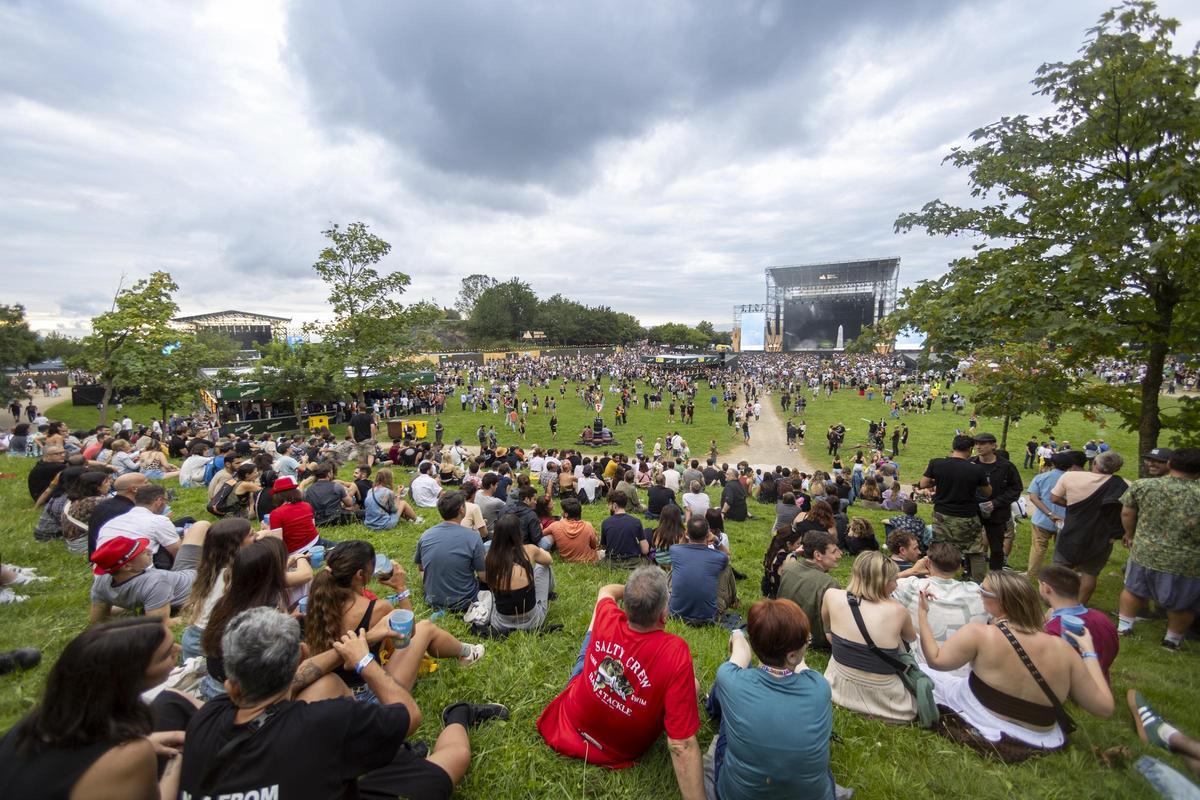 Ambiente en el recinto del BBK Live.