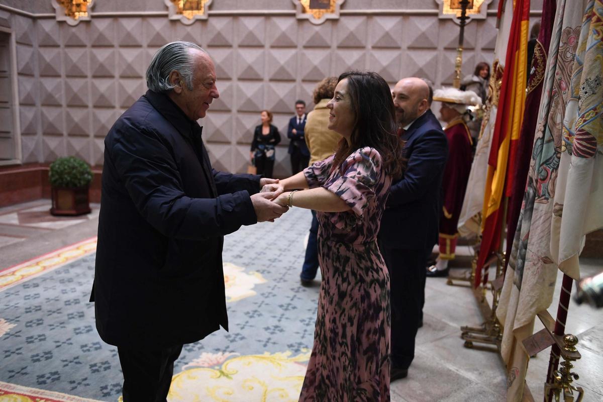 Recepción de Navidad en María Pita