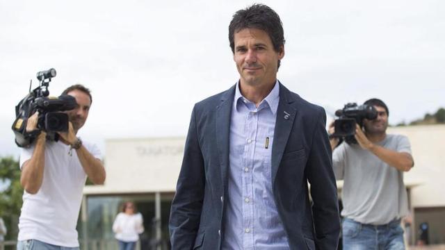 Àlex Crivillé, durante una estancia en Barcelona