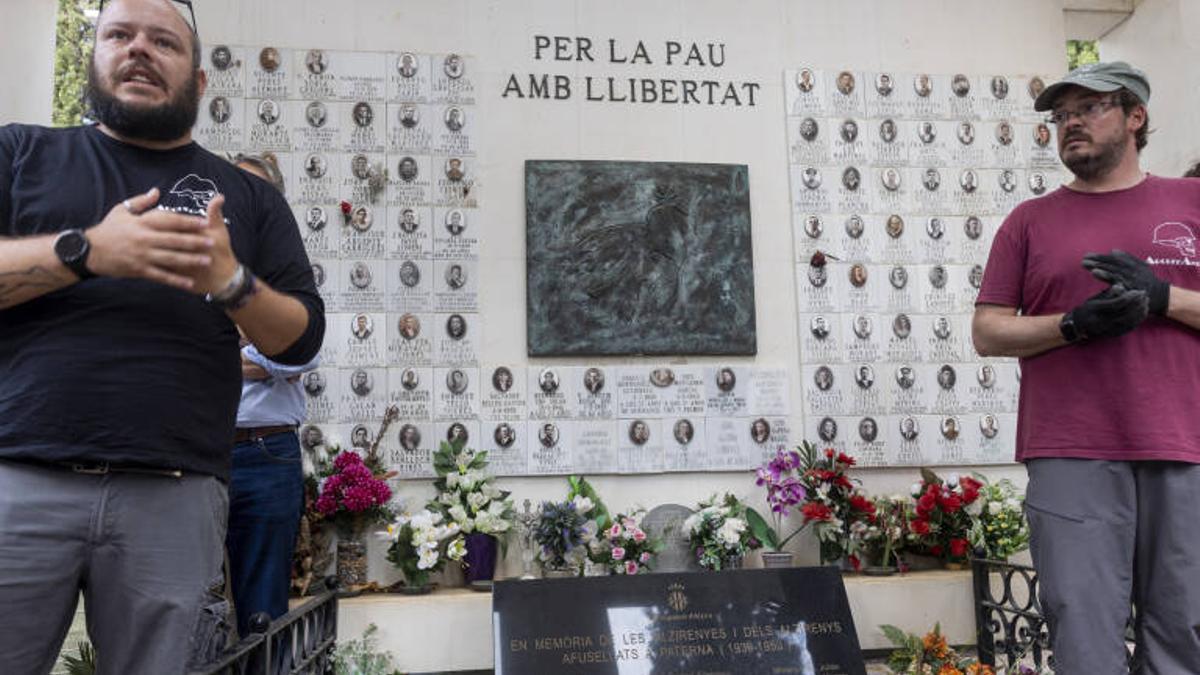 Acto de la memoria histórica ange el panteón