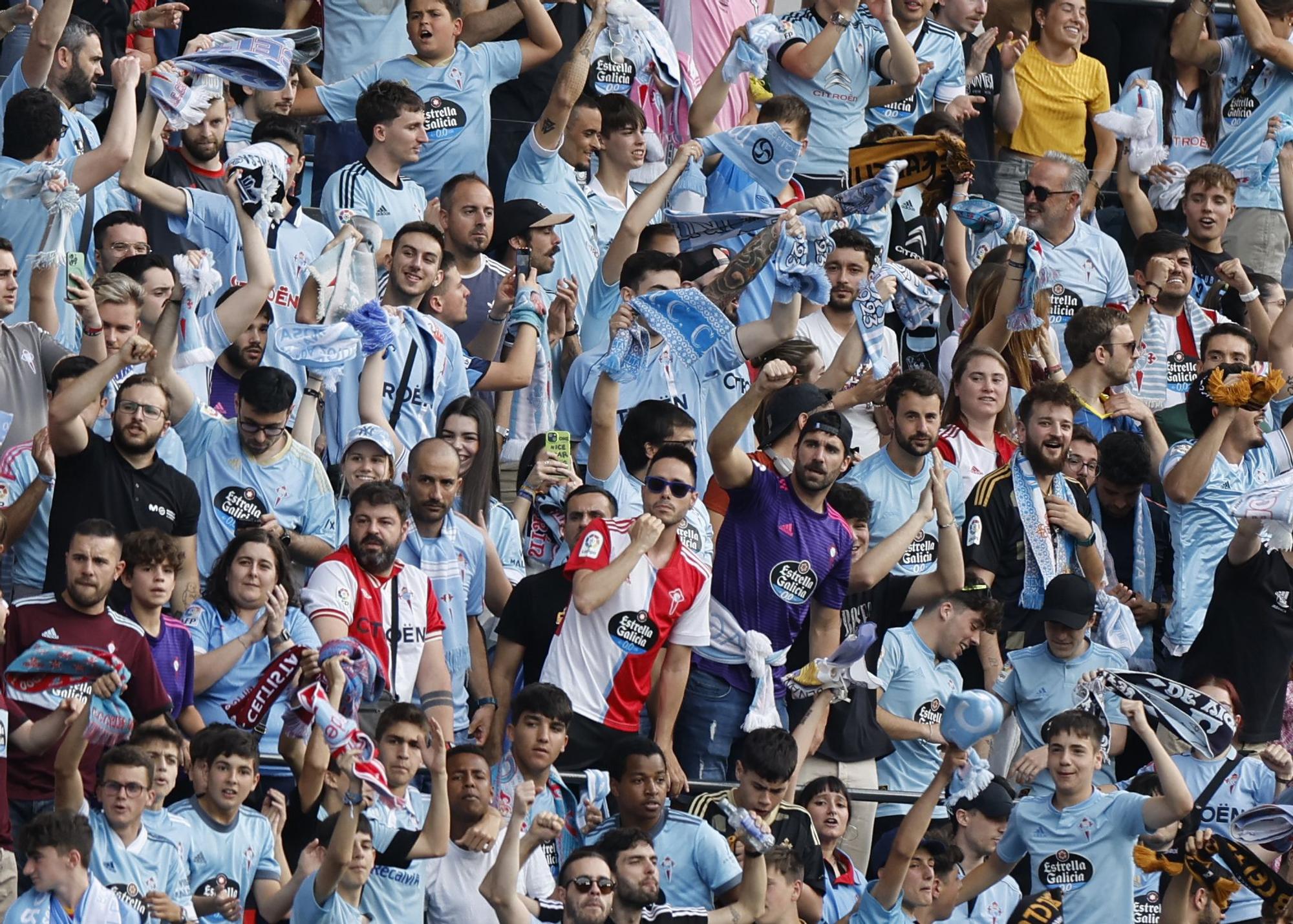 El Celta-Girona, en imágenes