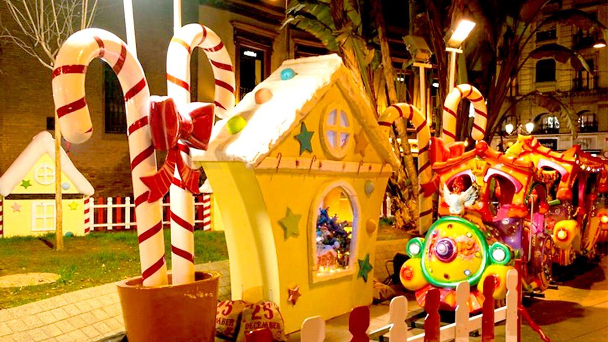 Una de las múltiples atracciones para niños este mnes de diciembre en Sevilla.