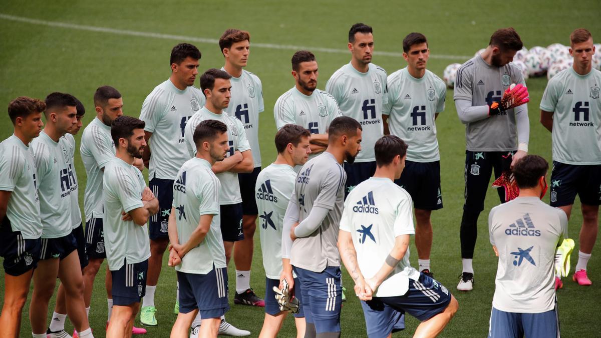 Los jugadores de la selección entrenaron el jueves en el Wanda