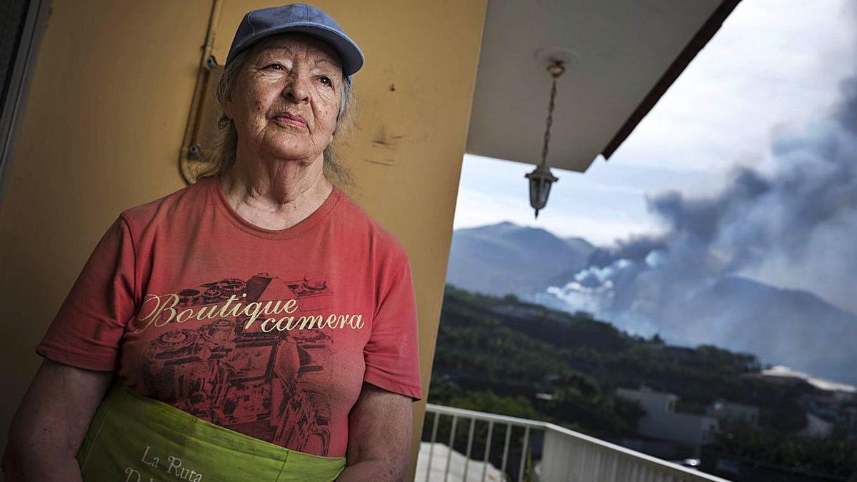 María, La Laguna, a 4,5 kilómetros del volcán. || Arturo Rodríguez