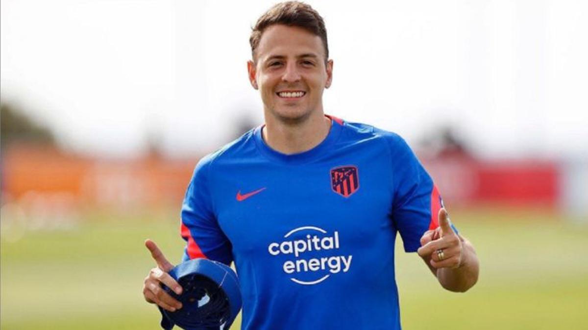 Arias, feliz en su regreso al Atlético