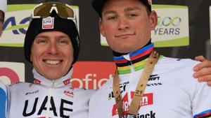 Pogacar i Van der Poel, cita a Flandes