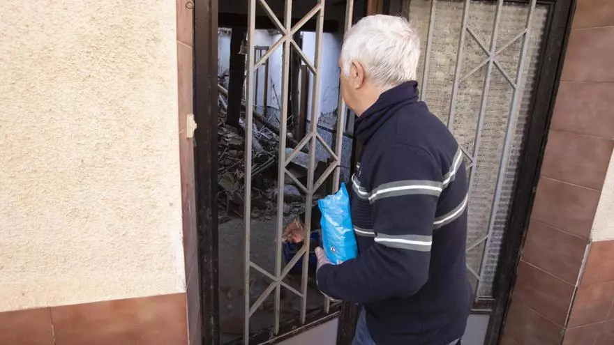 Proliferación de roedores en una casa en ruinas de Bellús