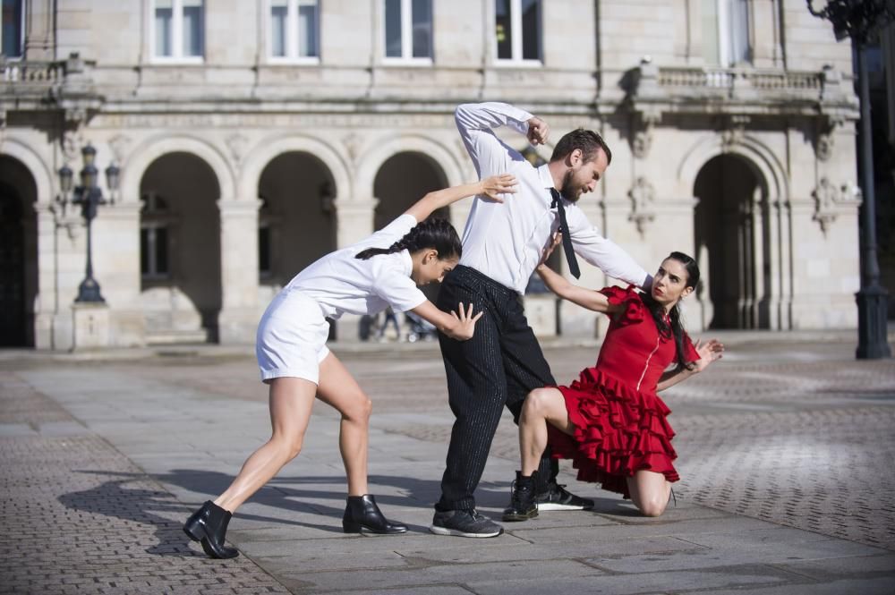 Ensayo del ballet 'Carmen', con la Compañía Nacional de Danza y la Sinfónica de Galicia