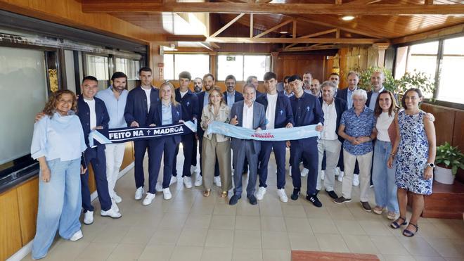 Recibimiento del Celta en el Concello de Vigo por su gran campaña