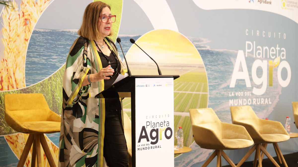 Mercedes Morán, consejera de Agricultura, durante su intervención en Planeta Agro.