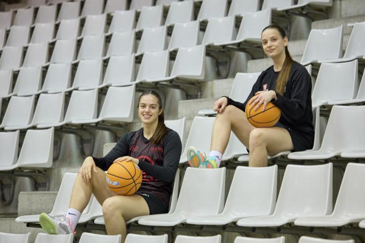 Ribas amb Aina Cargol, la temporada passada, a Fontajau