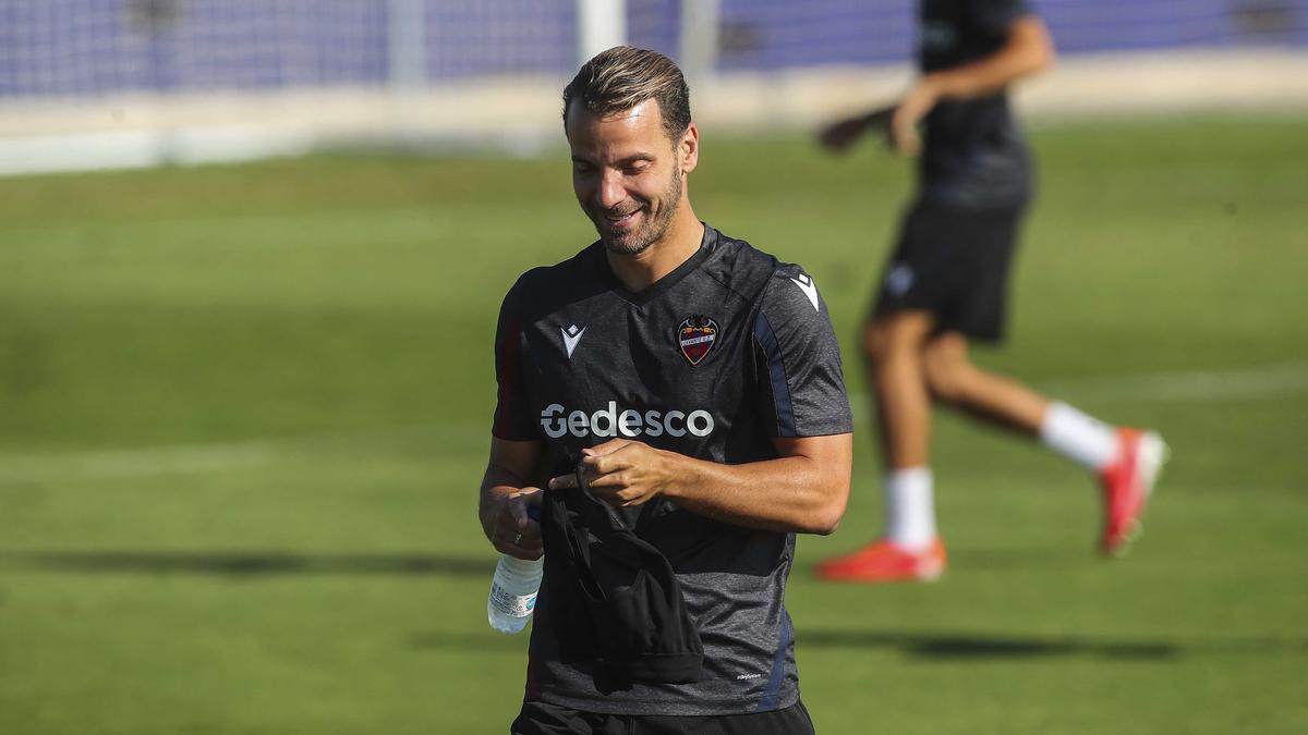 El atacante, durante su incorporación a los entrenamientos.