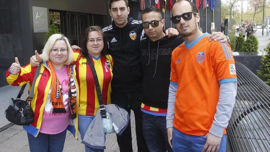 La afición del Valencia no falla en Getafe