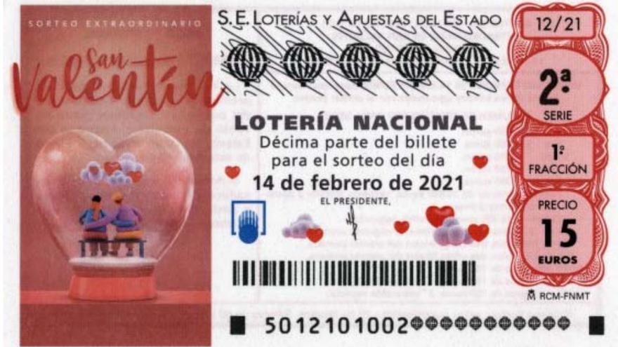 Sorteo Extraordinario de San Valentín de la Lotería Nacional