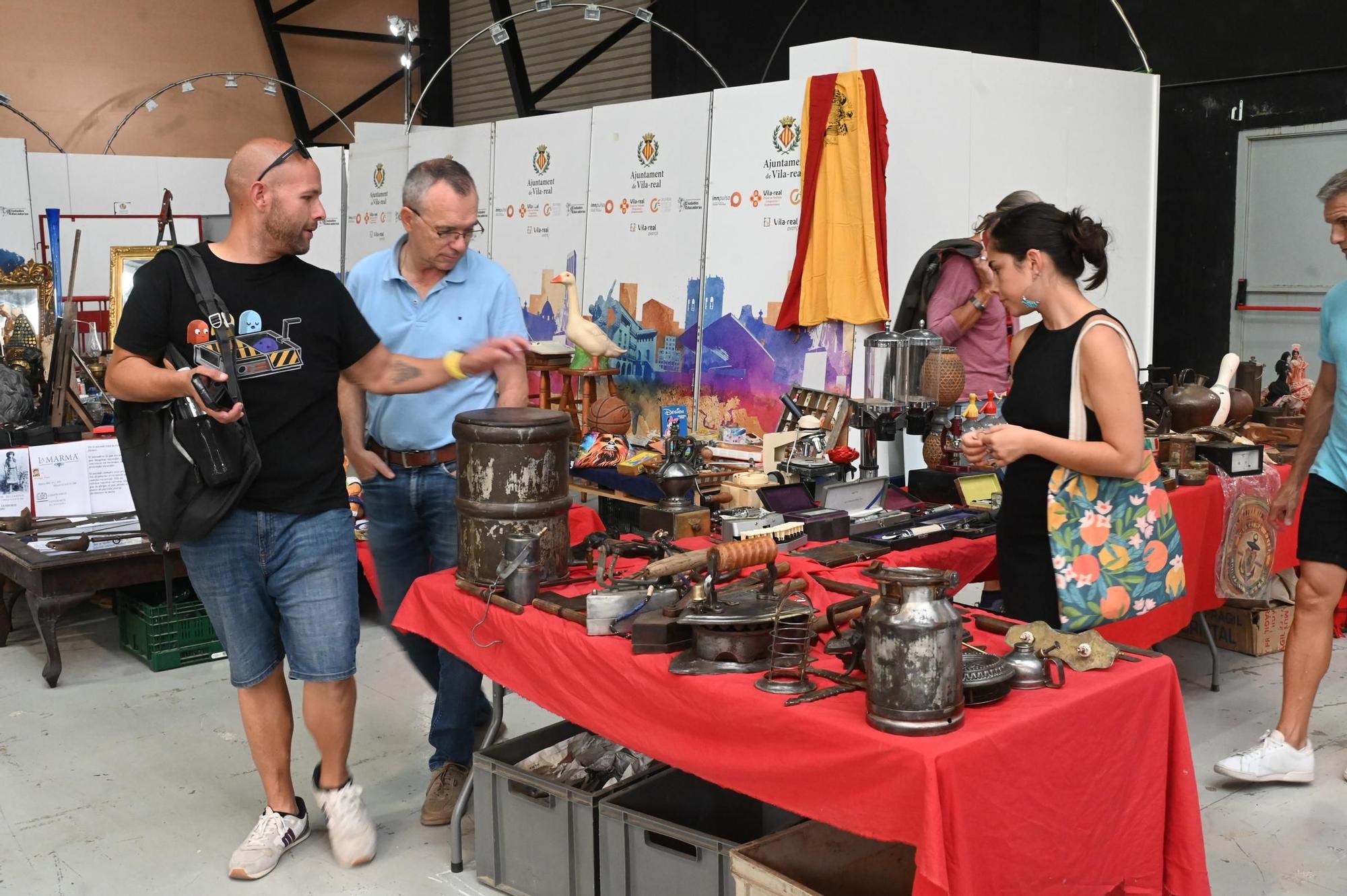 Las imágenes de la Feria de antigüedades de Vila-real