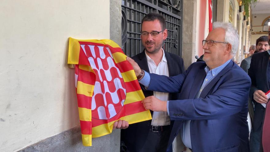 Girona commemora amb una placa la primera seu social del GEiEG