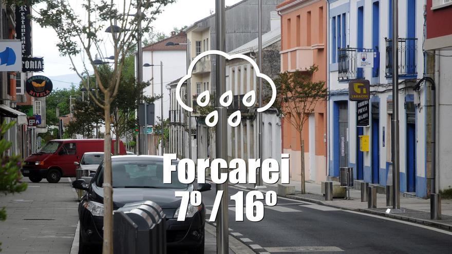El tiempo en Forcarei: previsión meteorológica para hoy, jueves 23 de mayo