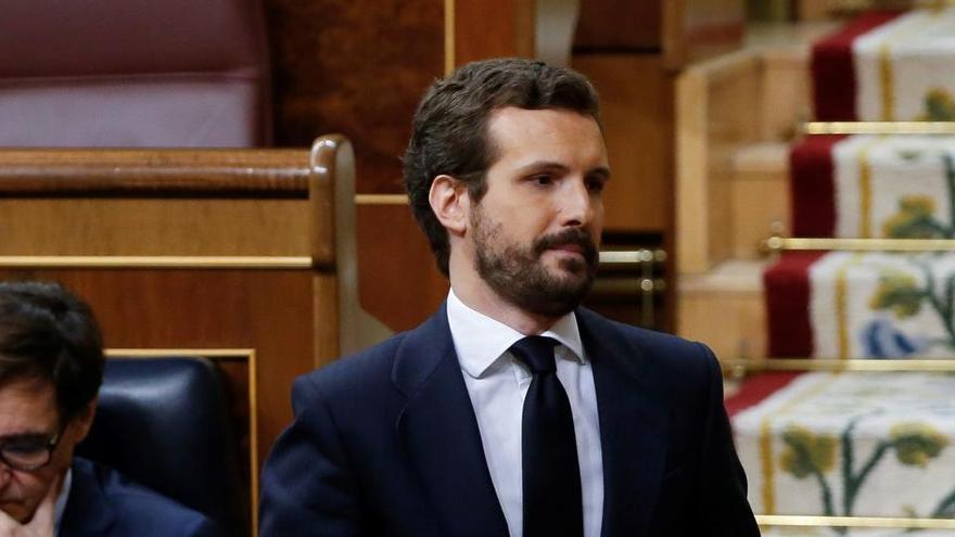 El líder del PP, Pablo Casado.