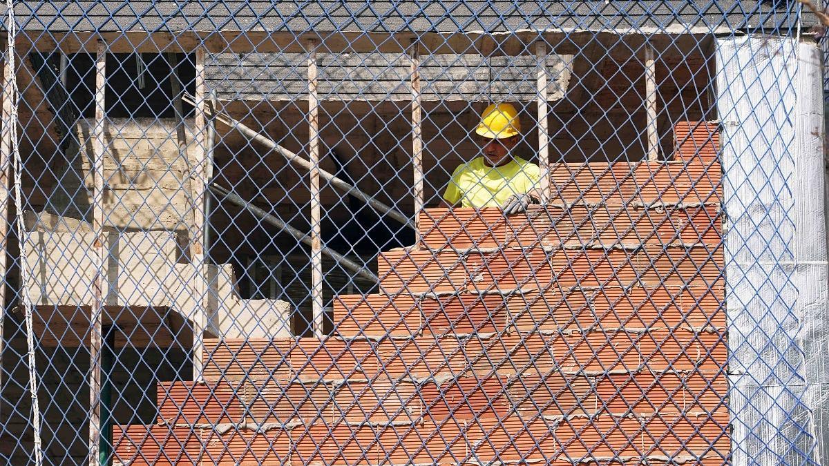 Trabajadores de la construcción en Málaga.